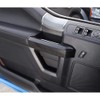 Voodonala Black Wood Grain Inner Door Handle Covers Trim for