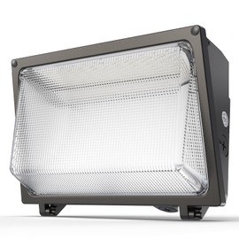 Litezone LED Wall Pack Light: 120W 18000LM Glass Lens Wall Pack Lights Outdoor LED,LED Wall Pack Daylight 5000K for Yard Parking Lot Barn Warehouse UL Listed