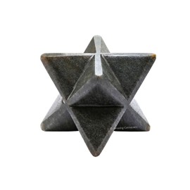 Blue Aventurine Merkaba Crystal - 1.5 Inches Metaphysical Merkaba Star for Meditation - Energetic Tetrahedron Crystal and Healing Stones for Spiritual Growth and Healing (35-40mm)