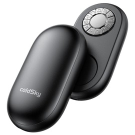 coldSky Hand Warmers Rechargeable 2Pack, Magnetic Hand Warmers 2-in-1 with Decompression Bead, Electric Reusable Hand Warmer with 3 Heating Levels, Portable Heater Winter Gift for Women, Men, Camping