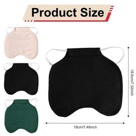 Gosknor 3 Stück Hühnersattel für Hennen, Bequeme Hühnerschürzen Hühnerrücken und Seitenschutz Zubehör zum Federschutz für Geflügel im Freien (Grün, Schwarz, Khaki)