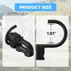 vandrabase 4Pcs L Track J-Hook Double Stud Tie Down Fitting,