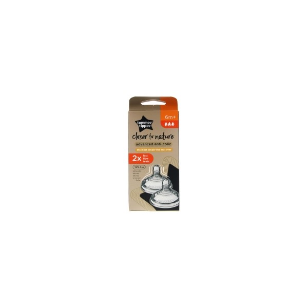 Tommee Tippee Advanced Anti-Colic 2 Teats 6 Months and +