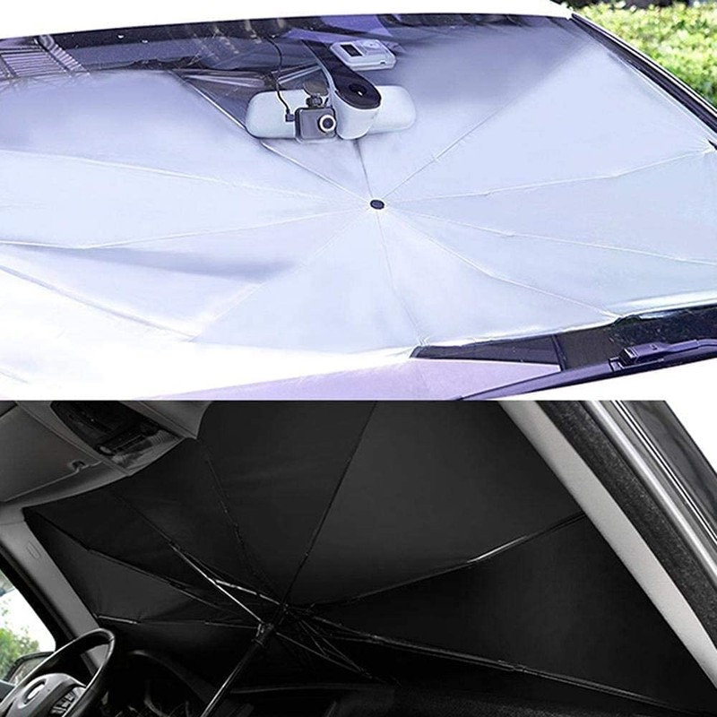 Car Sunshade, Front (Folding Umbrella Specifications, Titanium Insulation Material), Sunshade,
