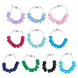 DELORIGIN 11pcs 11 Colors Golf Counter Beads Golf Beads Count Stroke Score Counter Golf Stroke Counter Bracelets Golf Beads to Count Strokes for Novice Golf Elderly to Remember Scores