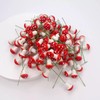 50Pcs Mini Resin Mushroom Figurines,Flower Pot, Mini Landscape Garden DIY