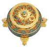 Trinket Incense Burner with Lid Handcraft Antique Polished Process for