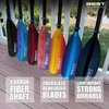 Best Marine and Outdoors Kayak Paddle, Carbon Fiber Shaft &