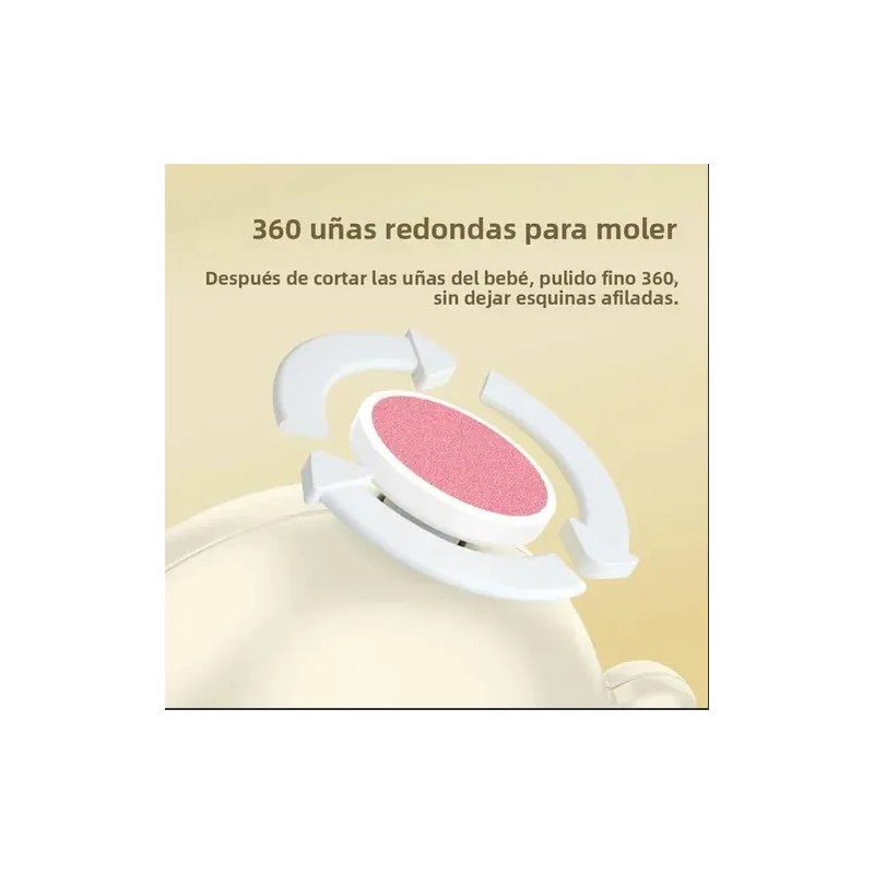 Limas Para Uñas Bebé - Lima De Uñas Eléctrica Recargable