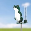 Lantelme 2-Piece Rain Gauge, Various Colours with holder or ground