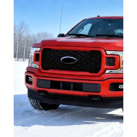 KEWISAUTO Front Bumper Guards Pads for Ford F-150, Black Bumper Inserts Cover Caps for Ford F150 2018 2019 2020 Accessories(2PCS, Left & Right)