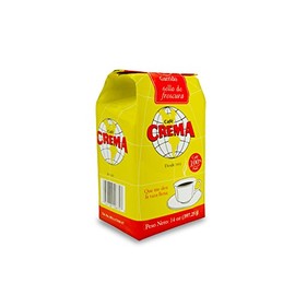 Cafe Crema Ground Puerto Rican Coffee, 14 Ounce Bag (1 Bag)