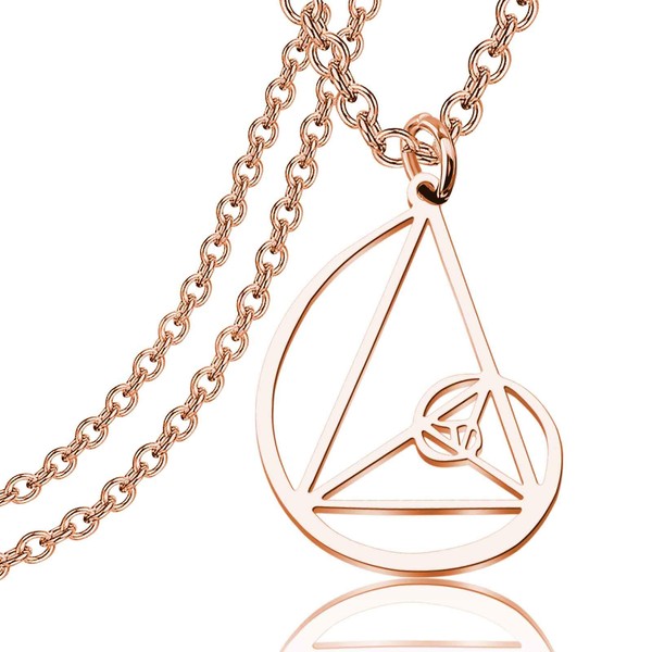 PLITI Golden Ratio Necklace Fibonacci Numbers Fibonacci Spiral Science Jewelry