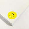 2000 Pack - 0.5" Smiling Happy Smile Face Stickers, Yellow