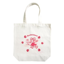 Morisaka Global SWIMMER Tote Bag, Strawberry Broom, 14.2 x 4.3 x 14.2 inches (36 x 11 x 36 cm), Miscellaneous Goods, Cute, Swimmer