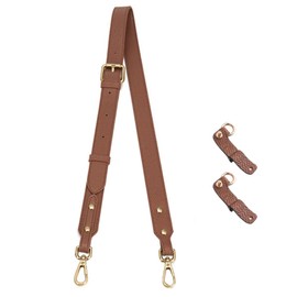 Trsnzul Shoulder Strap for Women's Bag, 1 Set of PU Leather Shoulder Straps for Mini Bags, Bag Straps for Bags, Shoulder Strap, Adjustable Replacement Strap, Shoulder Strap for Bag, Brown, brown