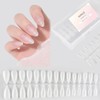 Nail Tips, False Nails, Ultra Thin, Natural Fit, Clear, Set