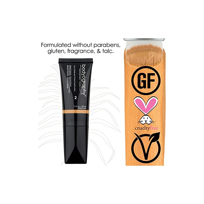 Bodyography Sun Defense Tinted Moisturizer - Nourishes and Defends Skin