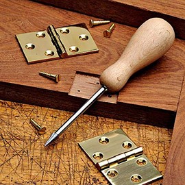 Kings County Tools Universal Screw Starter - Set of 2 | Hardwood Handle Fits Perfectly in the Hand | 2-5/8" Long Shank | Shape Countersink Screws | Simple to Use for Precision Work