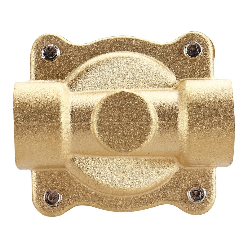 Baomain Pneumatic 1/2 Inch Normally Open 2 Way Brass Electric