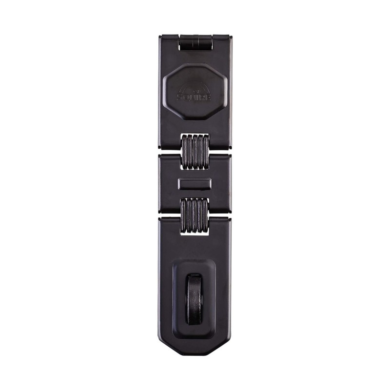 Squire DHH1 Henry Double Hinge Hasp and Staple, Black, One