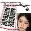 Large capacity eyelash cluster, individual eyelashes, elf false eyelashes, DIY