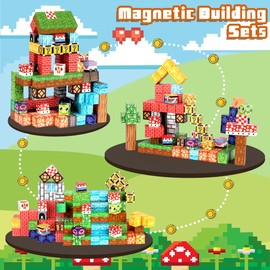AKALOL Magnetic Blocks-120PCS Magnet Blocks,Magnetic Building Blocks, Tiles Build Cubes STEM Sensory Girls Boys Toy Age 3+ Years Old Game Christmas Birthday Gifts Kids Toys 3 4 5 6 7 8-13 4-8 5-7 Age