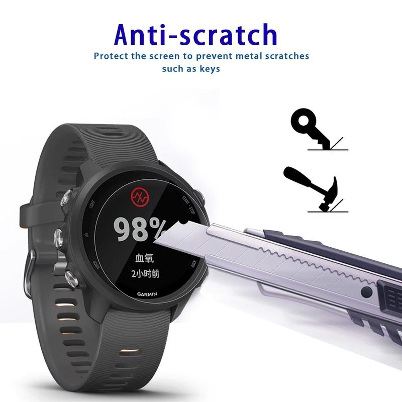 HYGMOCC [2 Pack] Screen Protector Designed for Garmin Fenix 7X