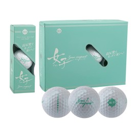 Kasco Golf Ball Zeus Impact Women's 3 Pearl White