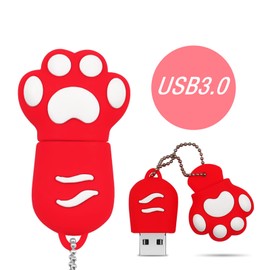 FeliSun USB 3.0 Flash Drive Cartoon Cat Paw Pen Drive High Speed ??Real Capacity 32GB Download Memory USB Stick Pendrive USB Memory Stick