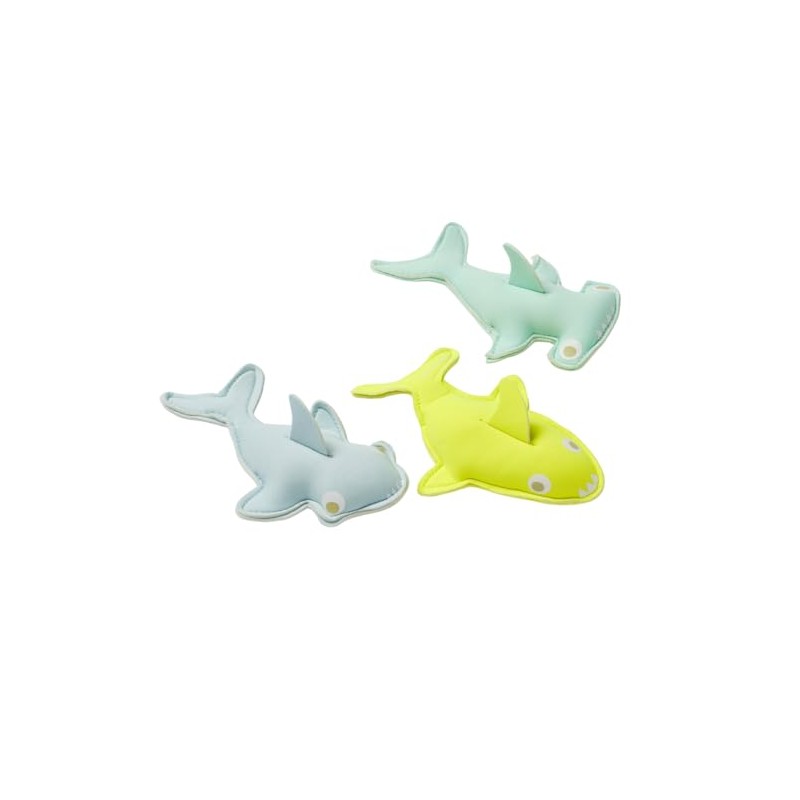 Dive Buddies | Salty The Shark Aqua Neon Yellow