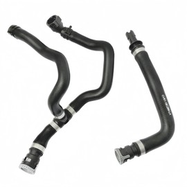 Kit de mangueras de entrada y salida del calentador de agua HVAC para Ford Escape 2013-2019, apto para Lincoln MKC 2017-2019 (Set de mangueras de entrada y salida)