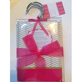 Pear Blossom Scented Hanging Sachets 4 pk
