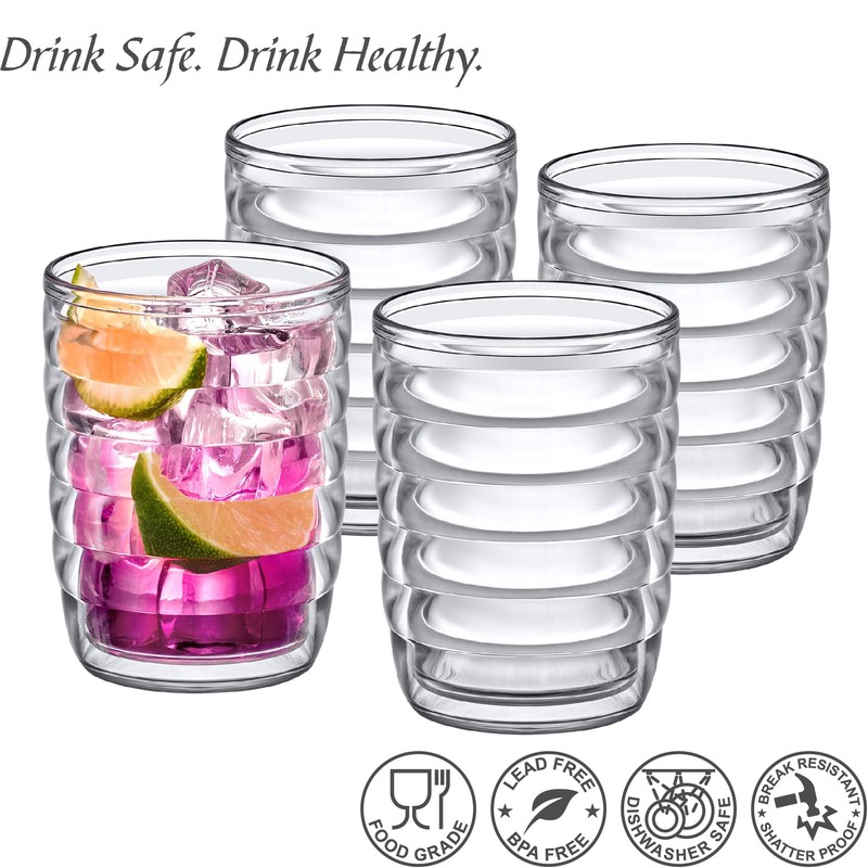 Amazing Abby - Arctic - 16-Ounce Insulated Plastic Tumblers (Set