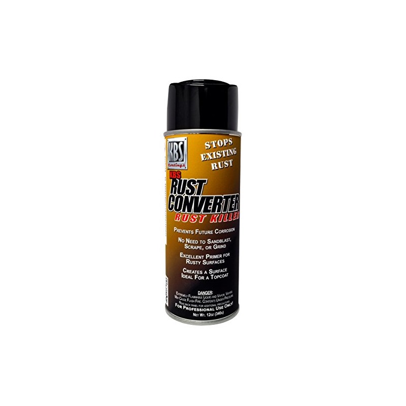 KBS Coatings 150080 Black 12oz KBS Rust Converter