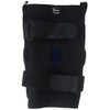 Medline U-Shaped Hinged Knee Support, Black, 4X-Large