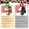6 Pcs Hat Claw Clip for Women, Hat-Friendly Claw Clips