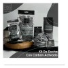Kit Skincare Carbon Activado Limpieza Corporal Profunda 5pzs