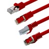 1aTTack.de 1,0m - rot - 1 Stück CAT.7 Netzwerkkabel Patchkabel