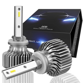 NUVISION LIGHTING NVL-SLS-881 Nuvision par 881 par de faros LED delgados de haz alto y bajo, kit de conversión de bombillas HID