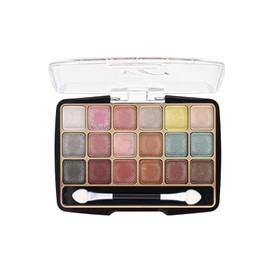 Glitter Eyeshadow Palettes, 18 Colors Shimmer Eye Shadow Palette for Women, Glitter White Silver Gold Pink Brown Shimmer Eyeshadow Make Up Palette, Nudes Bronze Neutral Smoky Cosmetic Eye Shadows