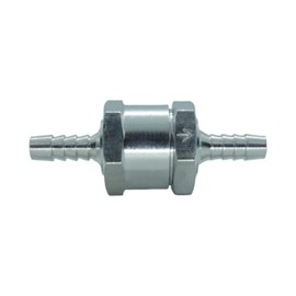 CDQBWKJGFJ 2 Pcs 6mm 1/4" Fuel Non Return One Way Check Valve Petrol Diesel Fuel Oil Water Aluminium Alloy