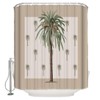 ZOE GARDEN Shower Curtain Set with Hook 72" x 72",