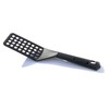 Black Nonstick Slotted Spatula/Turner for Crepes, Eggs, Brownies, Lasagna