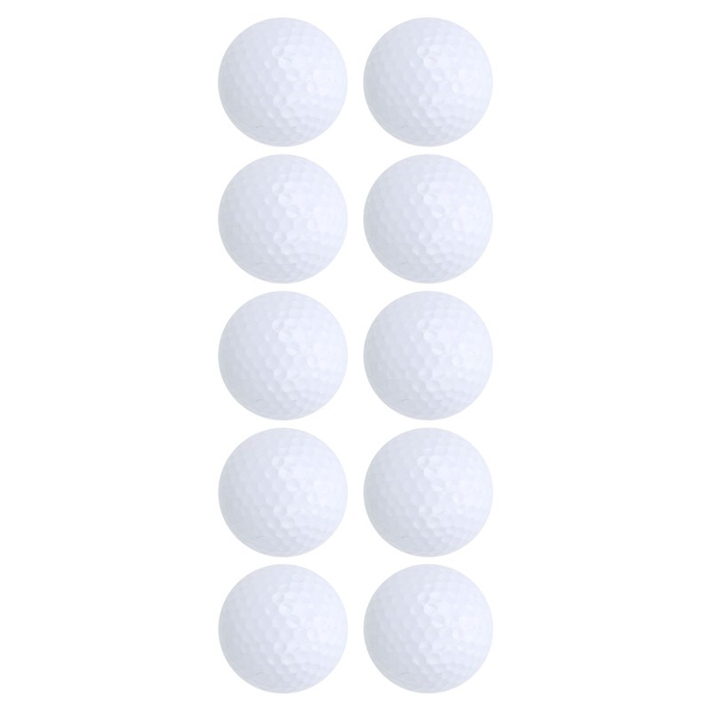 10Pcs Double Layer Golf Practice Balls Soft Putting Training Balls