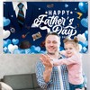 Qpout Large Father's Day Backdrop 70.8x43.3 Inch,Premium Suit & Tie