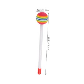 Mikinona 2pcs Colorful Marimba Mallets Soft Felt Tips for Xylophone Tongue Drum and Percussion Instruments for Kids and Beginners