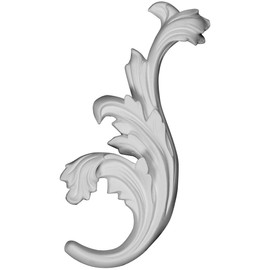 Ekena Millwork ONL08X03X01DY-R Dylan, RightUrethane Onlays, 8 1/4"W x 3 1/2"H x 1"P, Primed