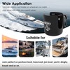 Boat Rail Cup Holder,Marine Drinks Cup Holder for Bimini Top