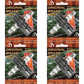 4 Pairs of DiscoBrakes V Brake Pads for Shimano SRAM Avid Tektro Diacompe 60mm
